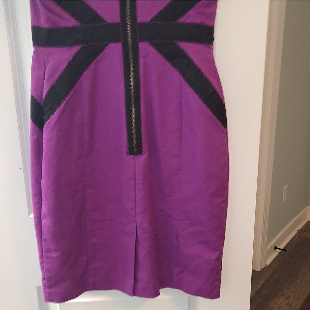 Worthington Stretch Purple Sheath Dress - Picture 8 of 11
